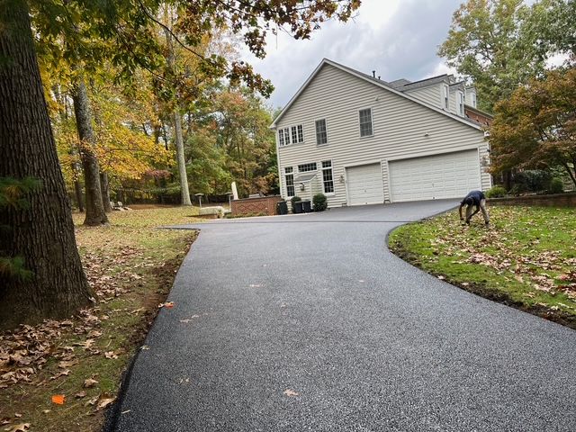 Asphalt Paving Using Truck — Baltimore, MD —  E Cooper Contracting
