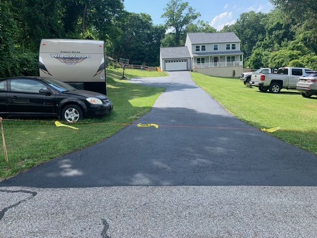 Asphalt Paving Using Truck — Baltimore, MD —  E Cooper Contracting