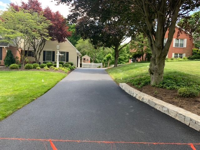 Asphalt Paving Using Truck — Baltimore, MD —  E Cooper Contracting
