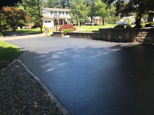 Asphalt Paving Using Truck — Baltimore, MD —  E Cooper Contracting