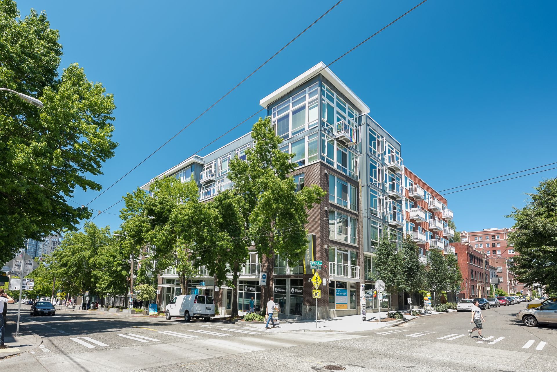 Photo of the building, seen from across the street