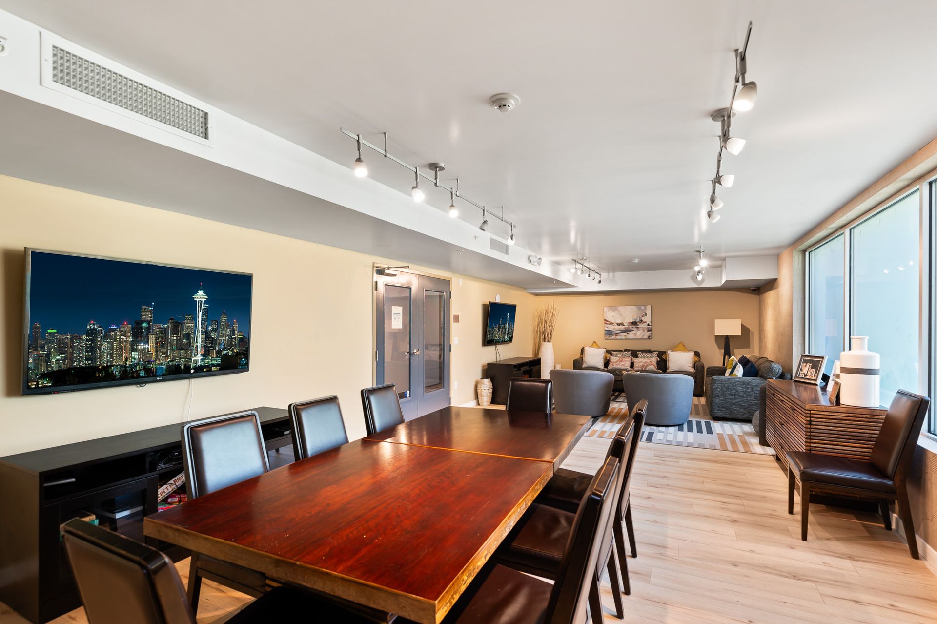 Photo of the community board room