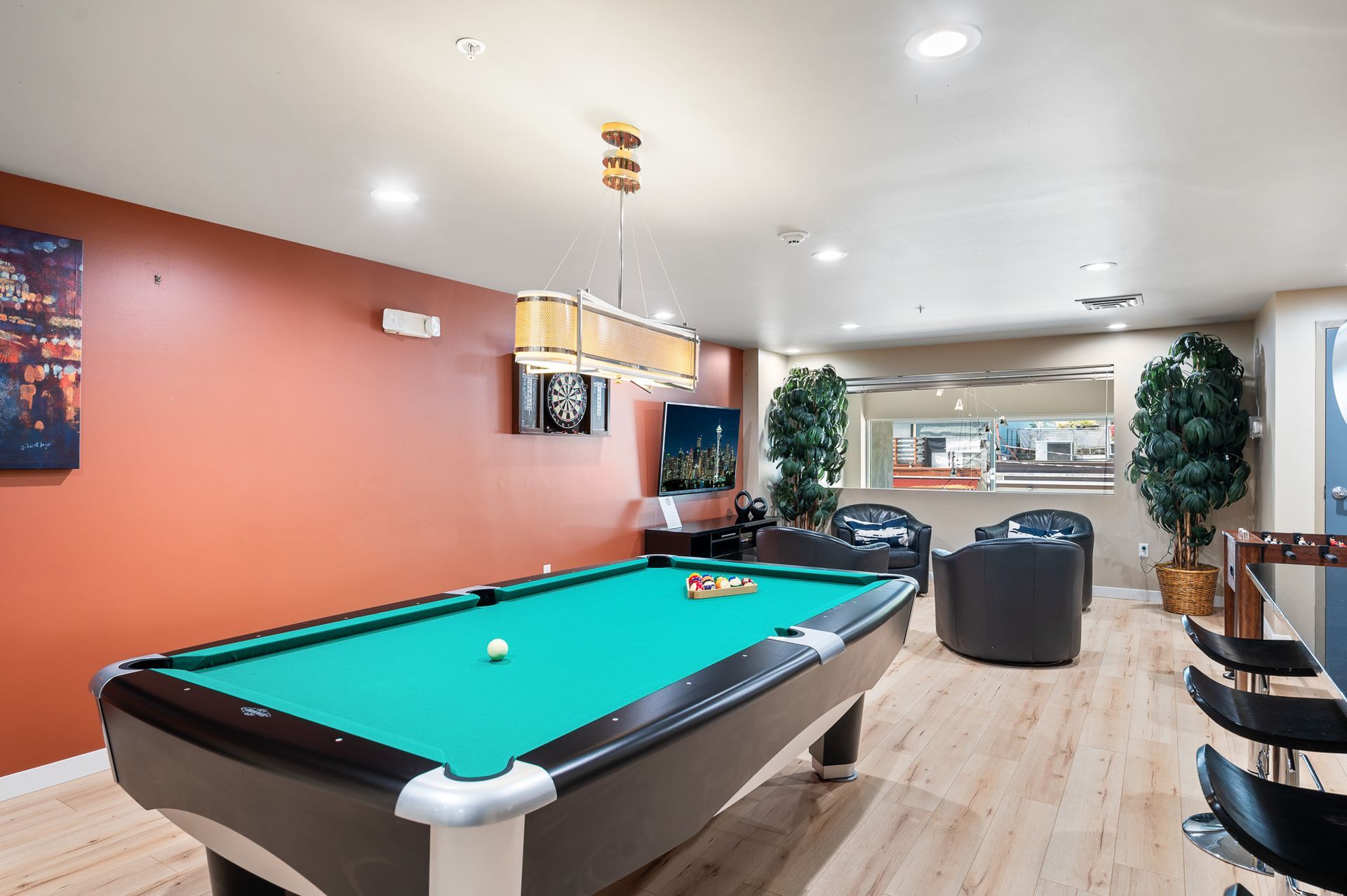 Photo of the game room