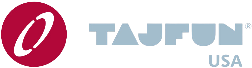 A tajfun usa logo is shown on a white background