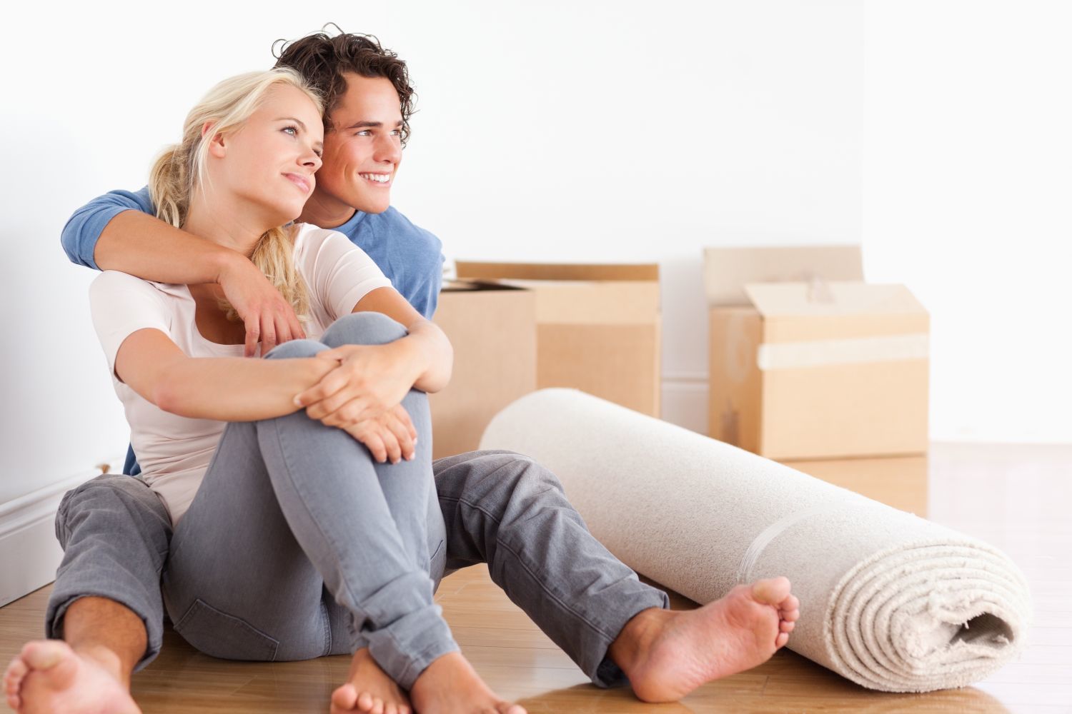 Couple happy with their new home