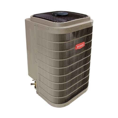 A brown air conditioner with the word irish on it