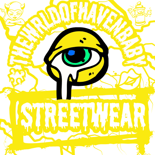 THEWRLDOFHAVENBABY YELLOW LOGO T-SHIRT