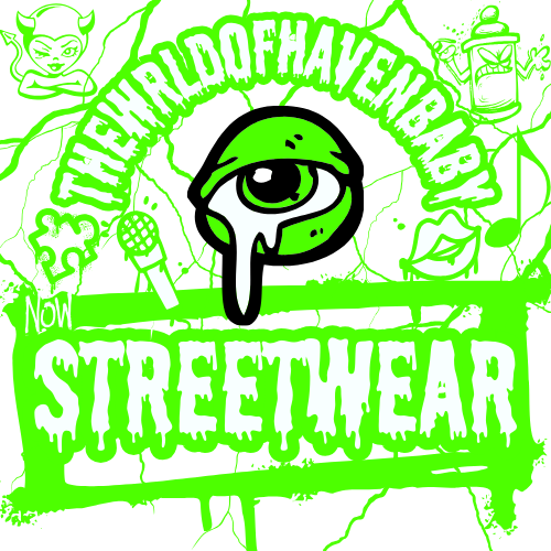 THEWRLDOFHAVENBABY SLIME GREEN T-SHIRT