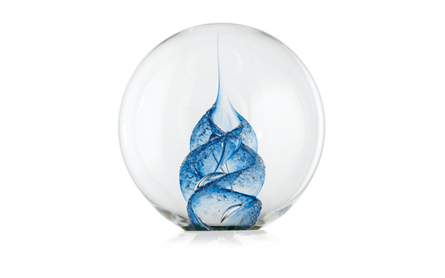 Blue Paperweight