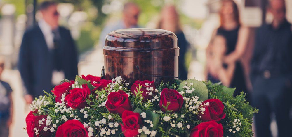 What happens during the cremation service?