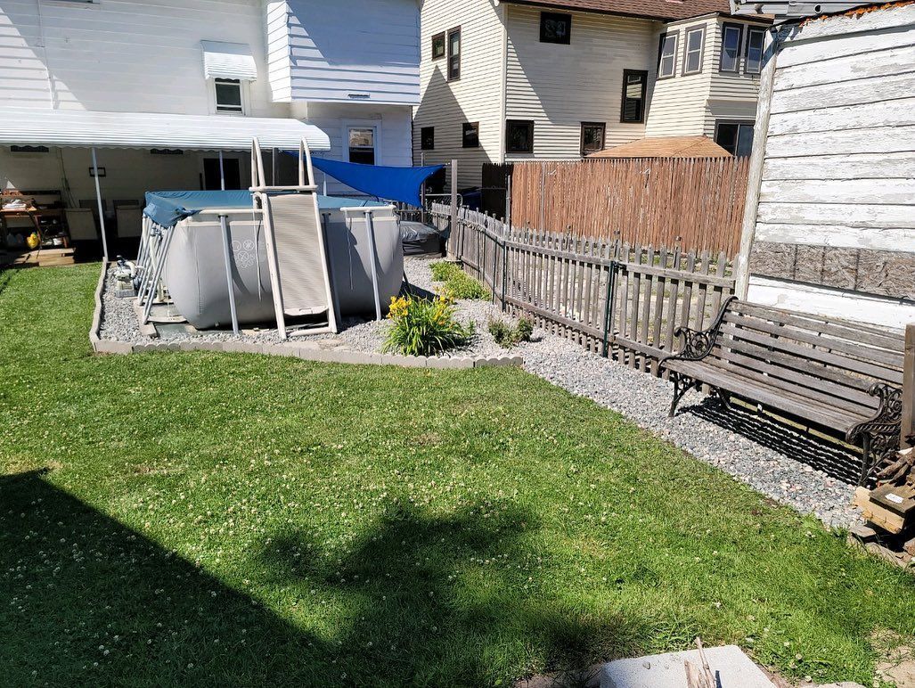 Swimming Pool in the Backyard — Northeast OH — Believeland Landscaping and Snow Removal