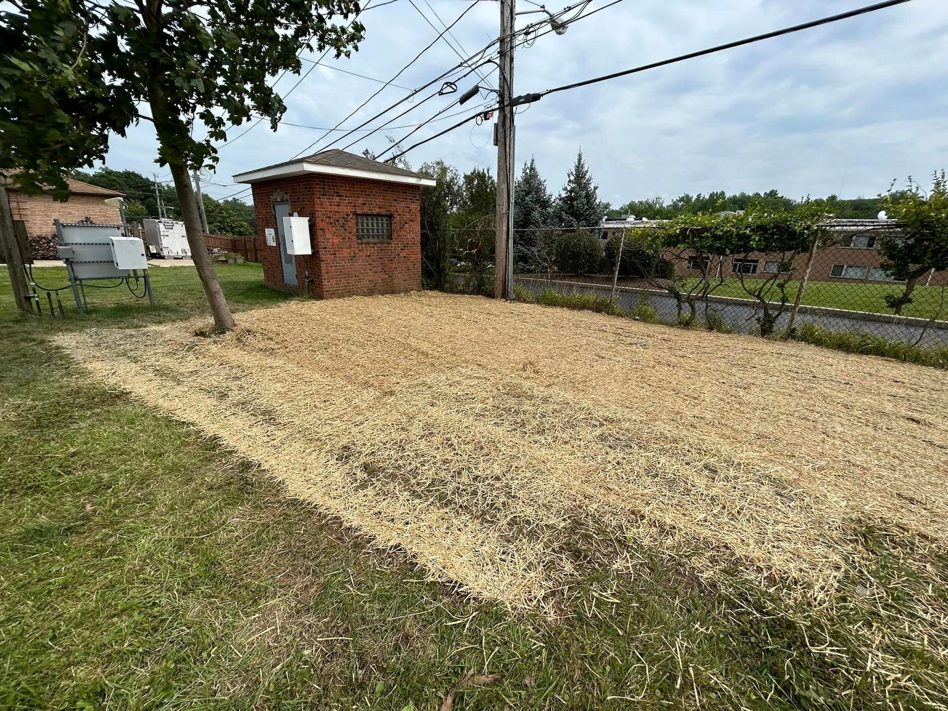 Small Brick Building — Northeast OH — Believeland Landscaping and Snow Removal