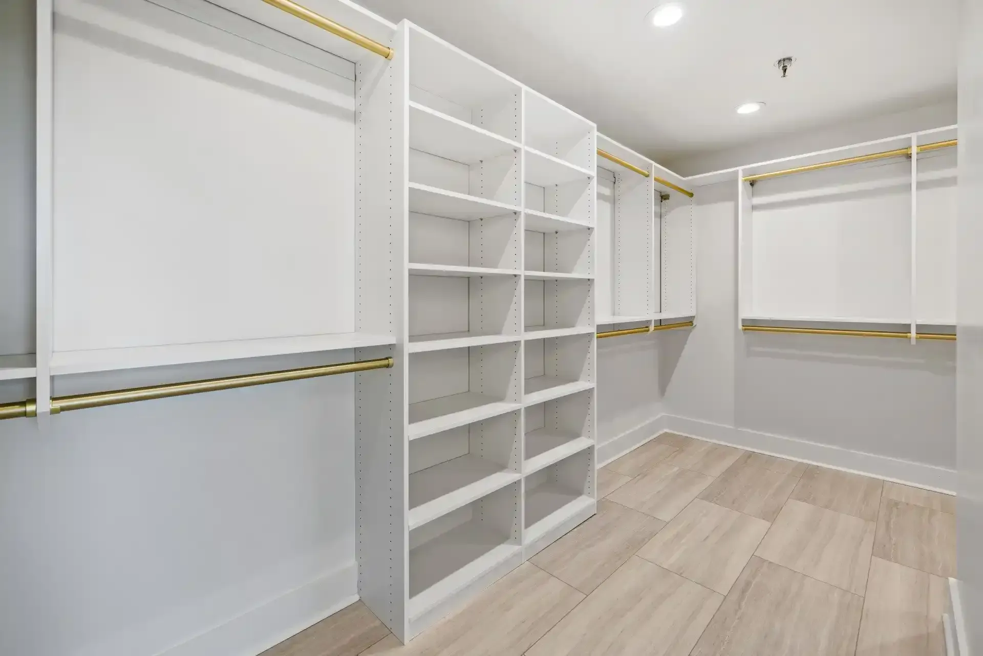 Spacious walk-in closet at Ilion Apartments in Marietta, GA.