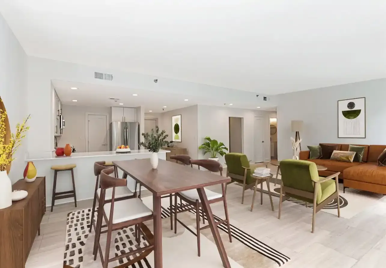 Dining area at Ilion Apartments in Marietta, GA.