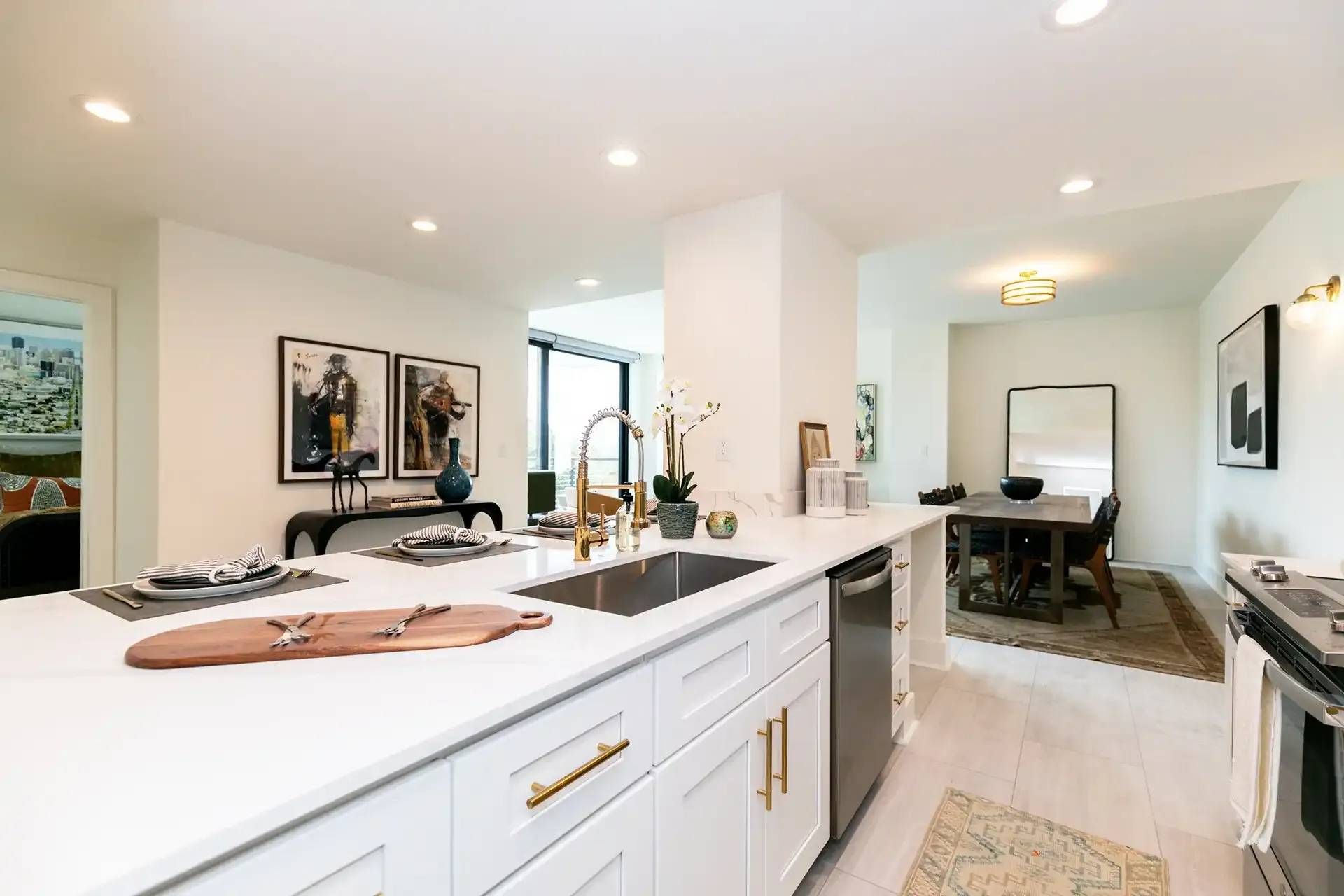 Kitchen at Ilion Apartments in Marietta, GA.