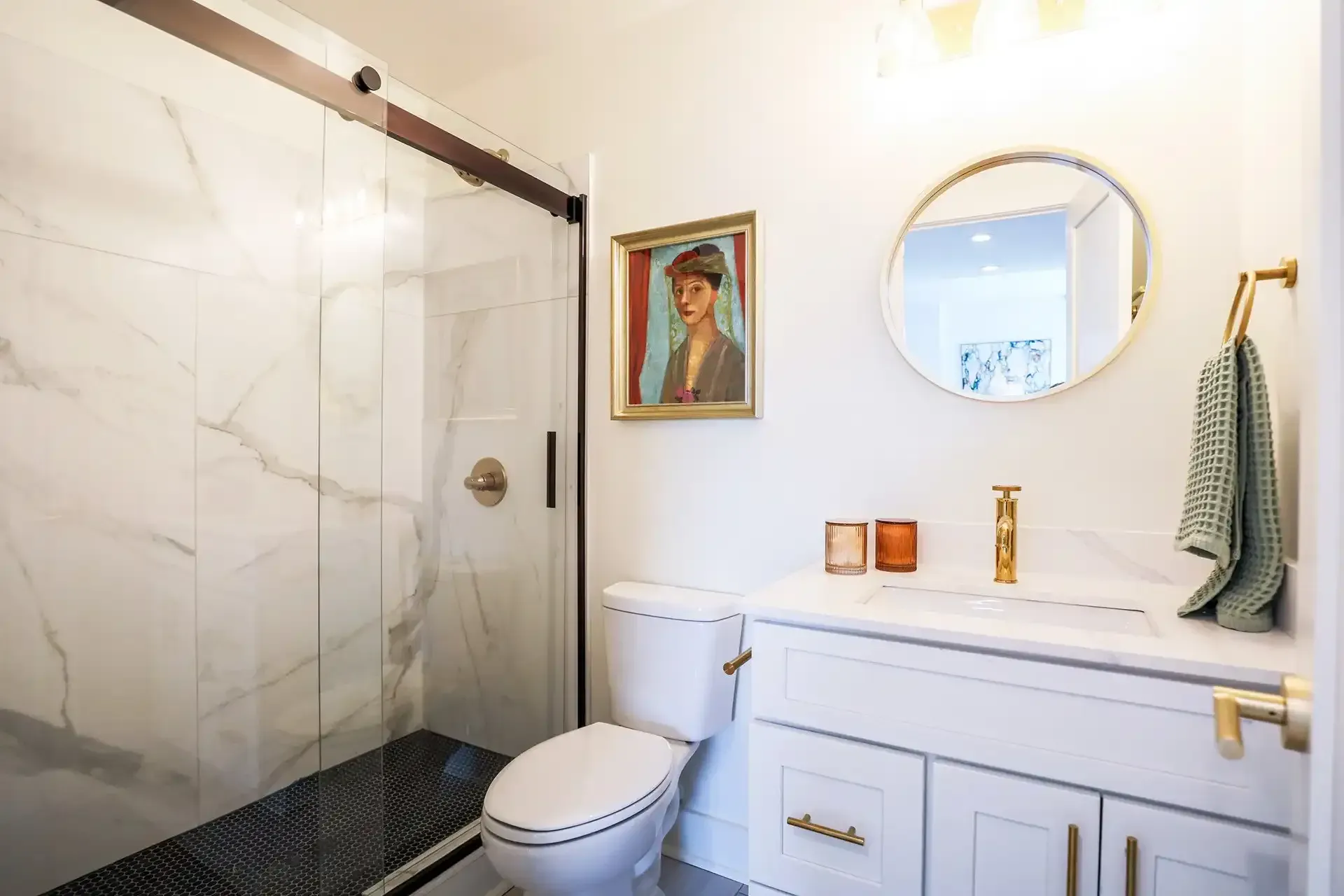 Bathroom at Ilion Apartments in Marietta, GA.
