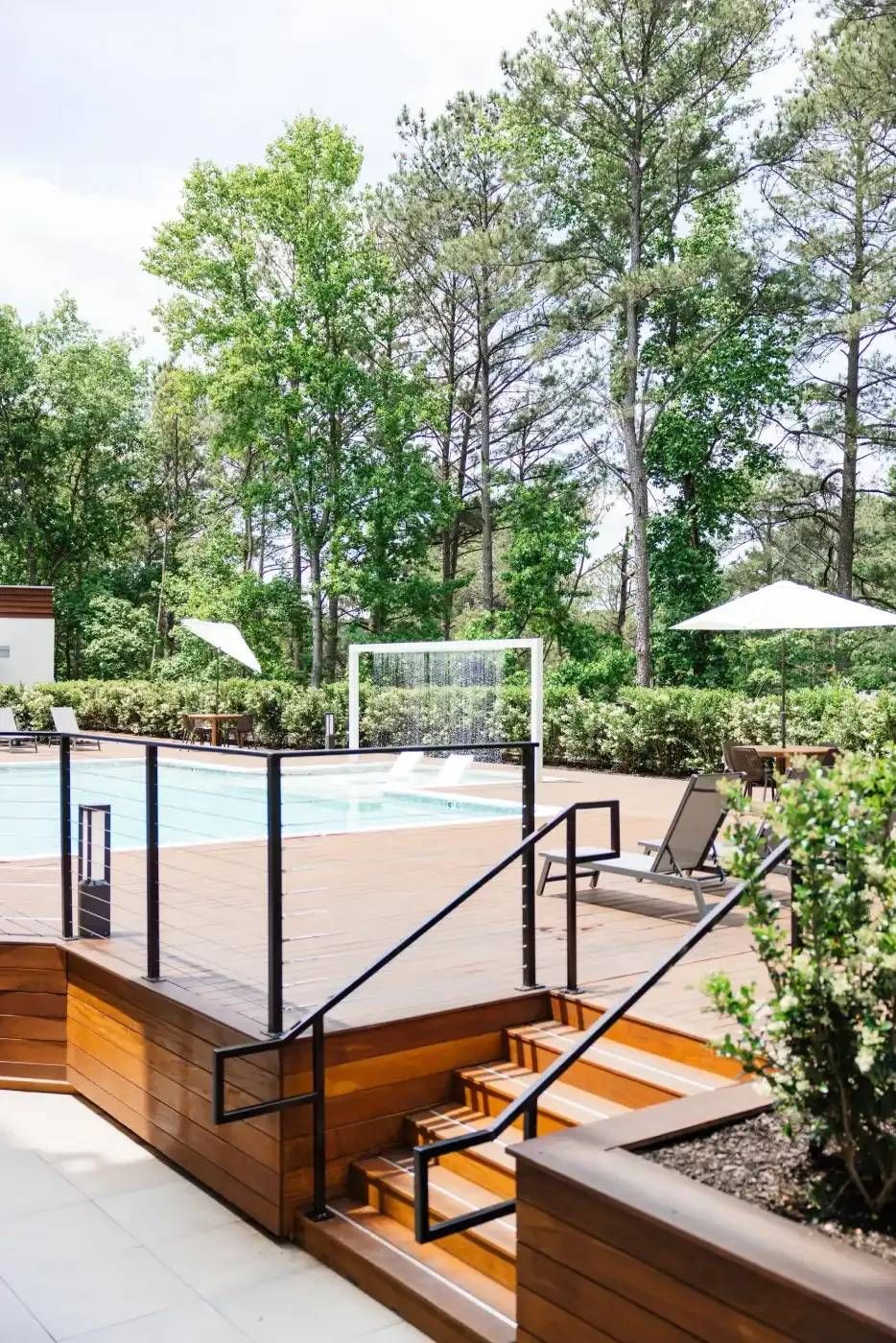 Pool Deck at Ilion Apartments Marietta, GA.