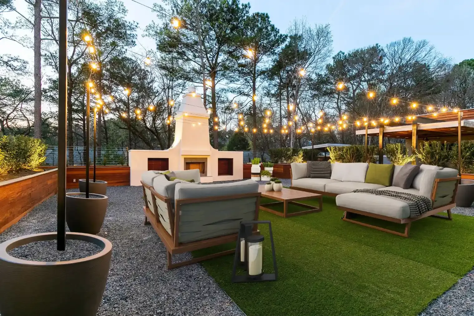 Luxury outdoor Lounge at Ilion Apartments Marietta, GA.