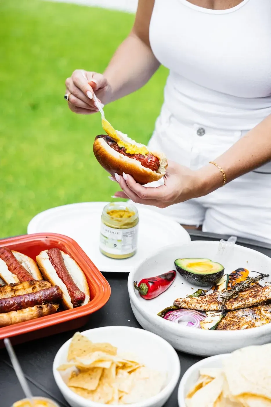 BBQ at Ilion Apartments.