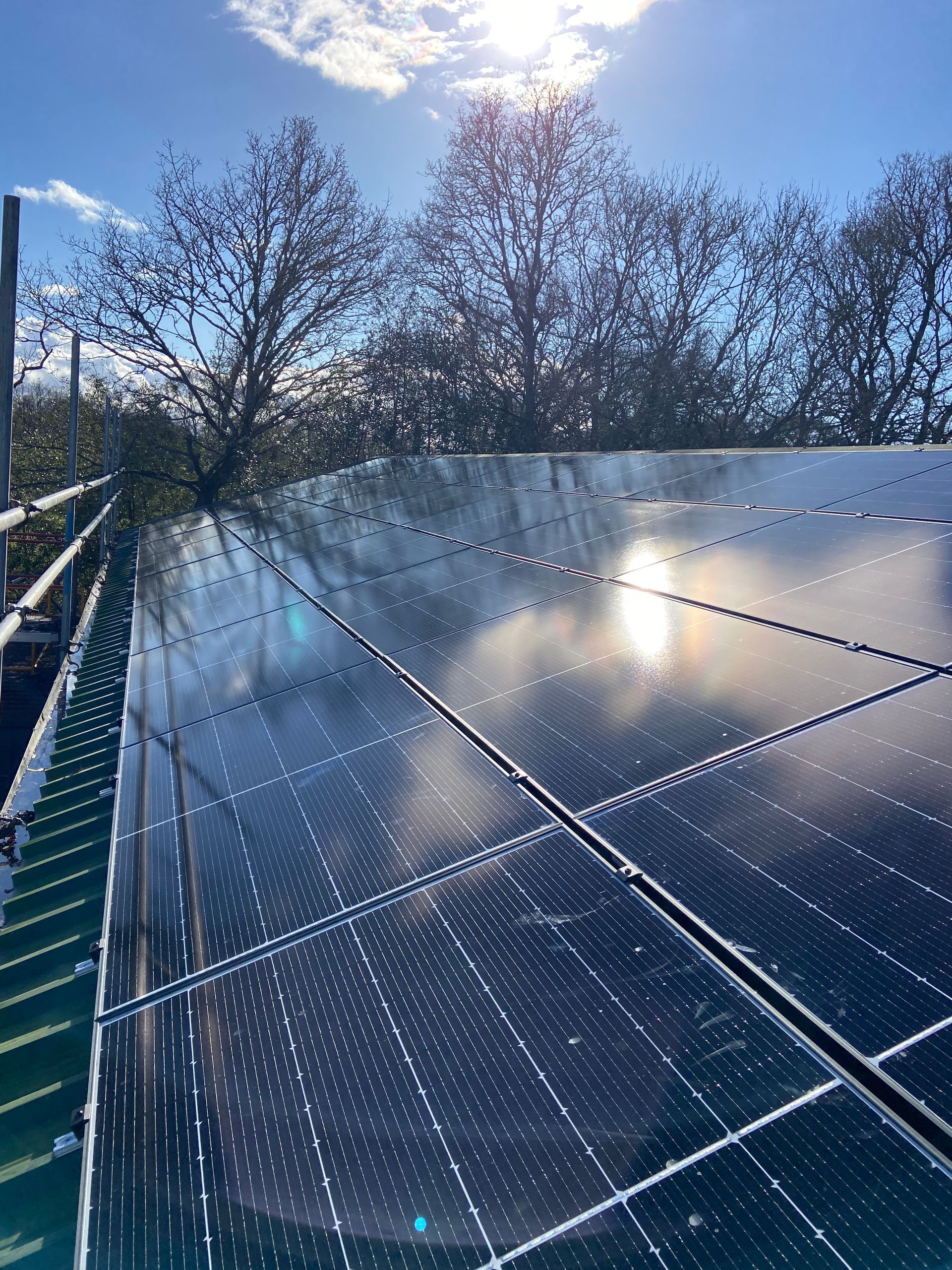 Solar Panels Near Wimborne Minster