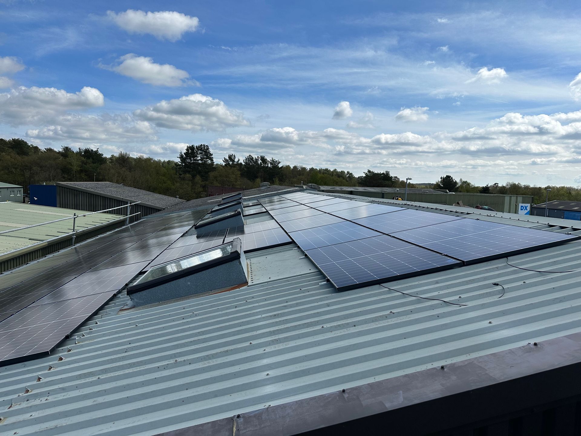 Solar Panels Near Trickett's Cross