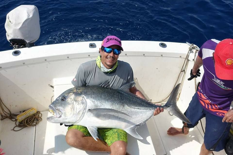 Pécheur de retour a L'Auberge Timay Evasion en province Nord a Touho
