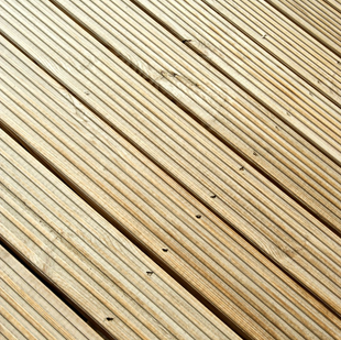 Wooden decking