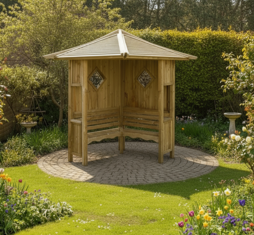 Venetian Corner Arbour