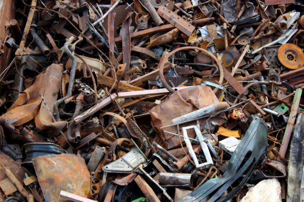 Pile of Rusty Metal — Maryborough Recycling in Gunalda, QLD