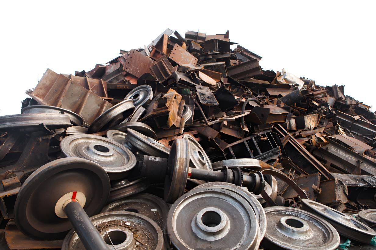 Pile of Scrap Metal — Maryborough Recycling in Mount Perry, QLD