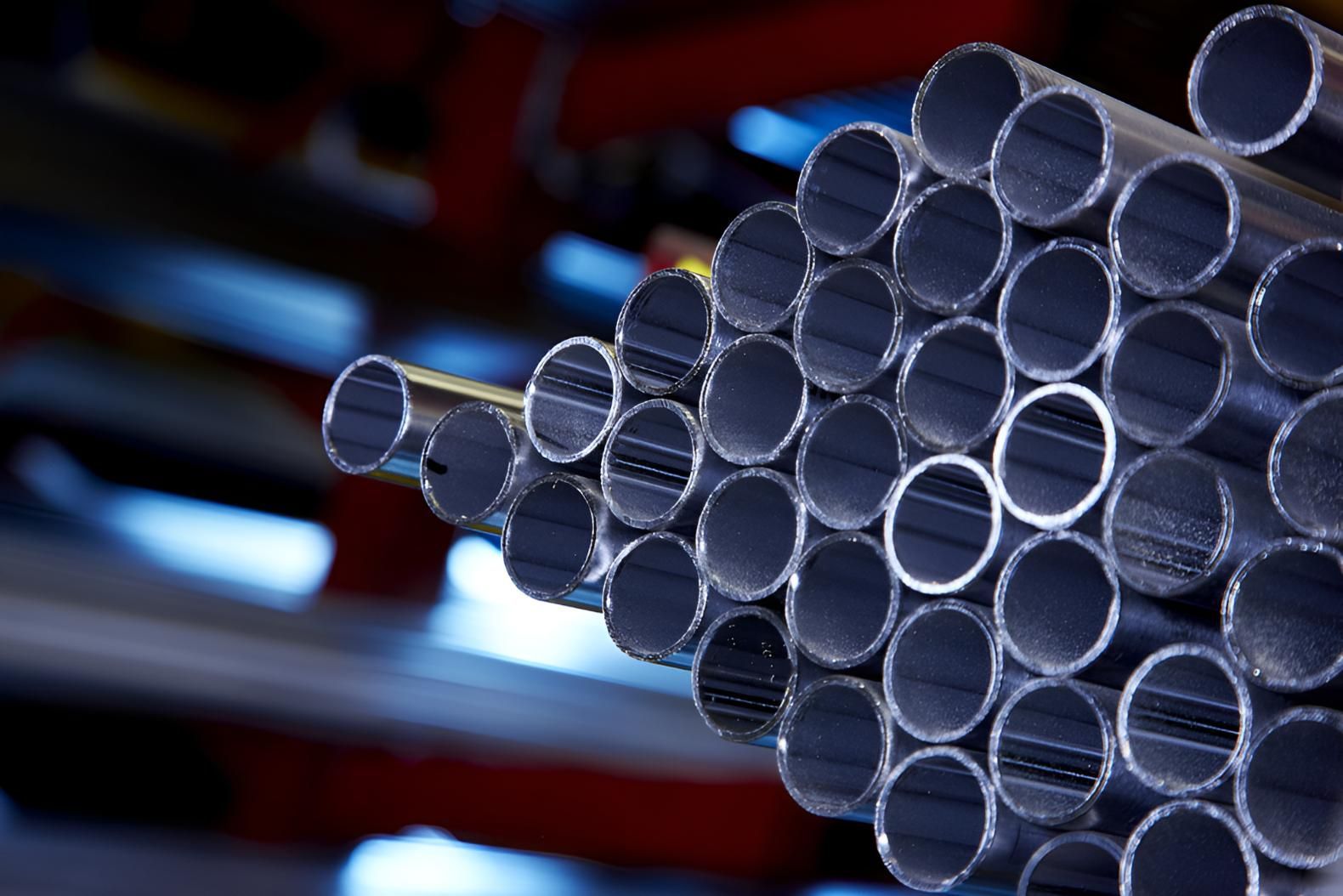Bunch of Metal Pipes Stacked on Top of Each Other — Maryborough Recycling in Tin Can Bay, QLD