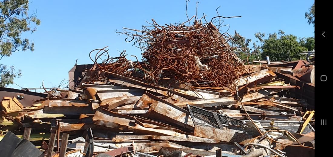 Pile of Ferrous Metal — Maryborough Recycling in Maryborough, QLD