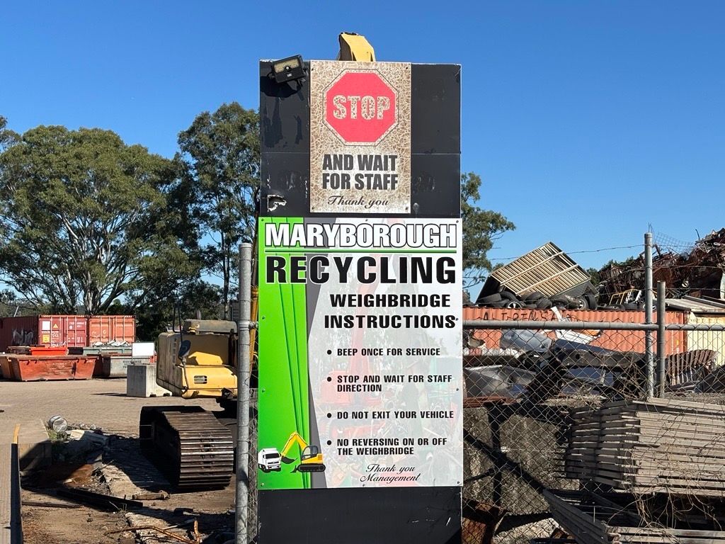 Truck Weighbridge — Maryborough Recycling in Rainbow Beach, QLD