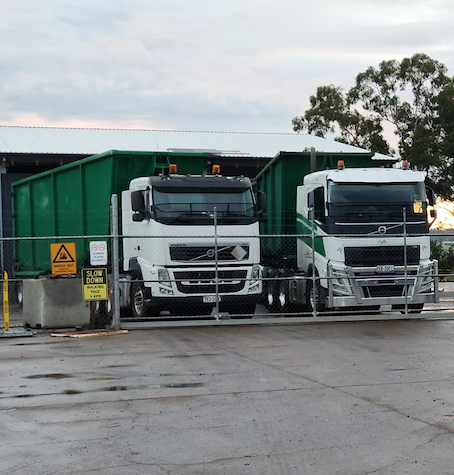 Recycling Trucks — Maryborough Recycling in Maryborough, QLD