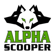 A logo for a company called alpha scooper