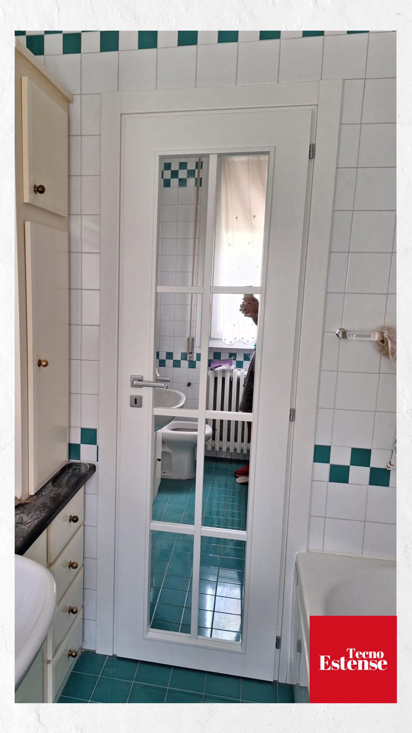 porta interna in vetro