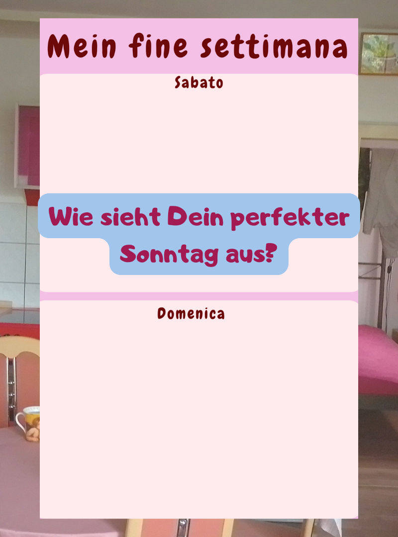 Wie sieht Dein perfekter Sonntag aus?