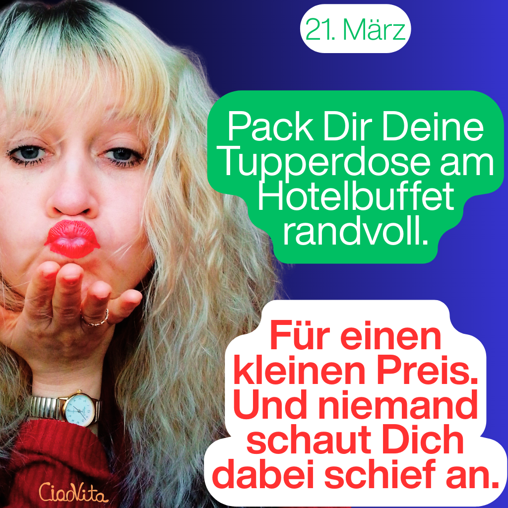 Geld sparen, Genuss im Alltag und La Dolce Vita mit wenig Budget.