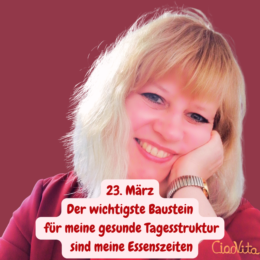 Keine Struktur? Fang beim Essen an.