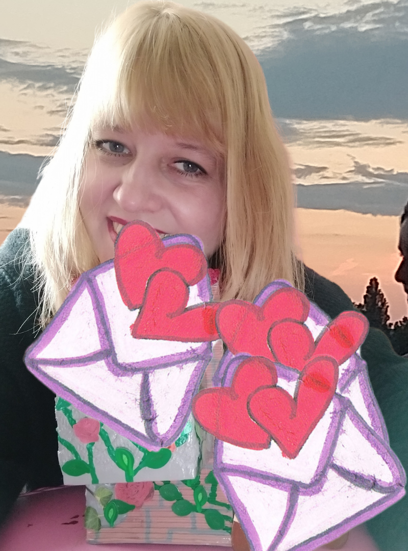 Genesungsbegleitung per Brief.
Kannst Du Deine Gedanken und Gefühle besser aufschreiben als erzählen, möchtest Du Antworten von einer richtigen Brieffreundin bekommen?
Du wirst von Deiner Brieffreundin Post erhalten.
Mit ganz viel Liebe
 für Dich im Umschlag.
