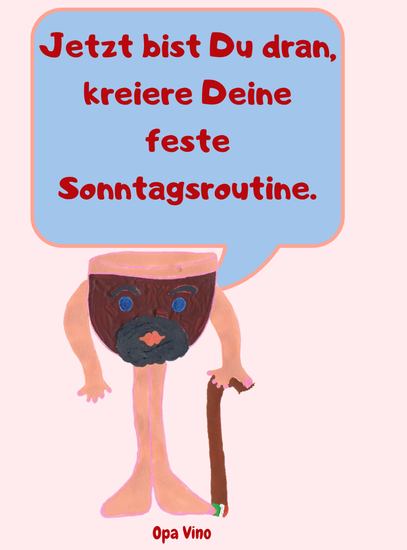 Jetzt bist Du dran, kreiere Deine feste Sonntagsroutine.