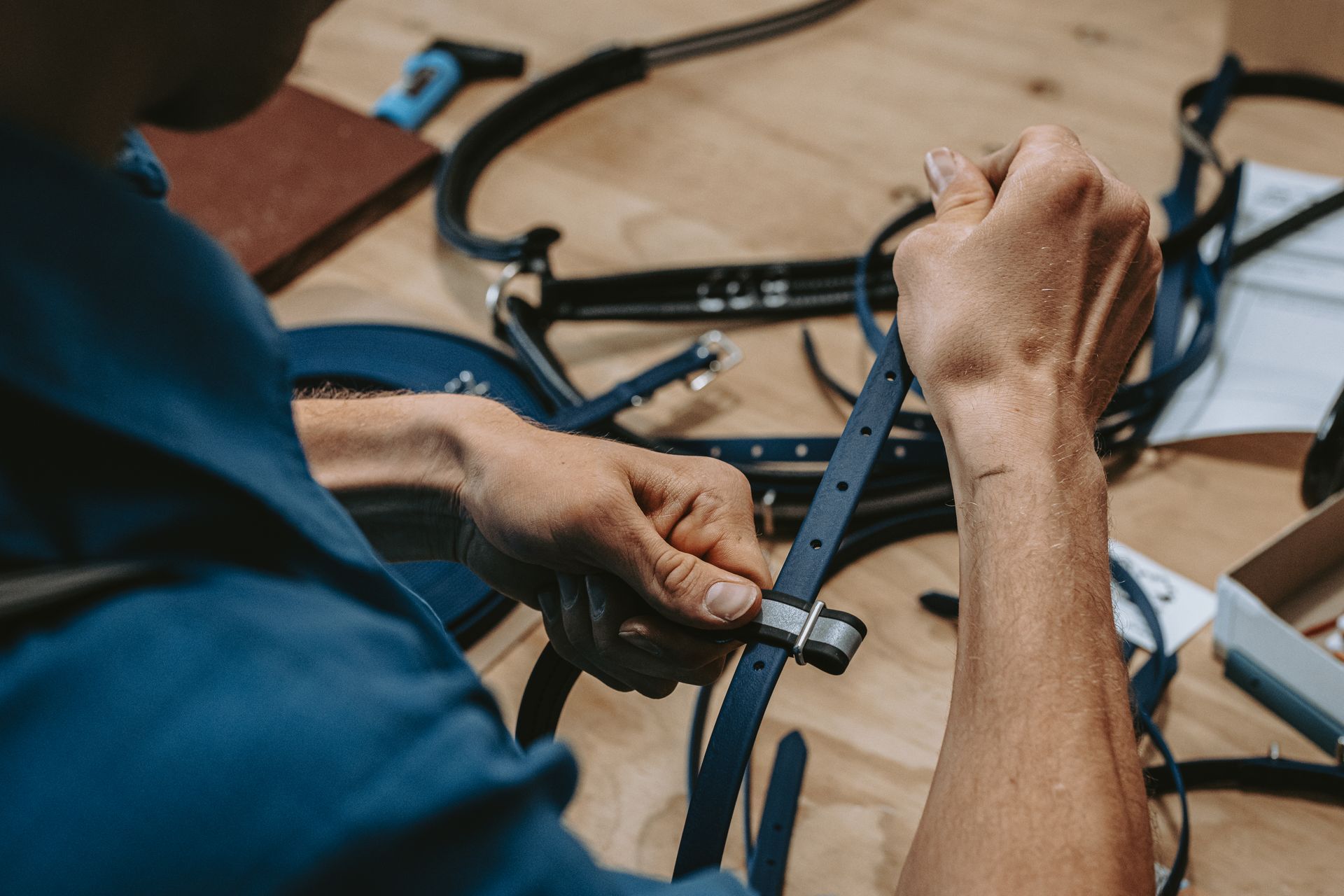 handmade trail riding tack