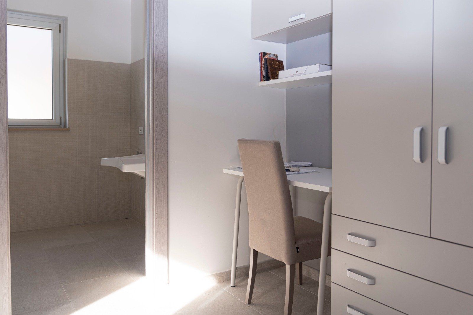 angolo con postazione Smart Working