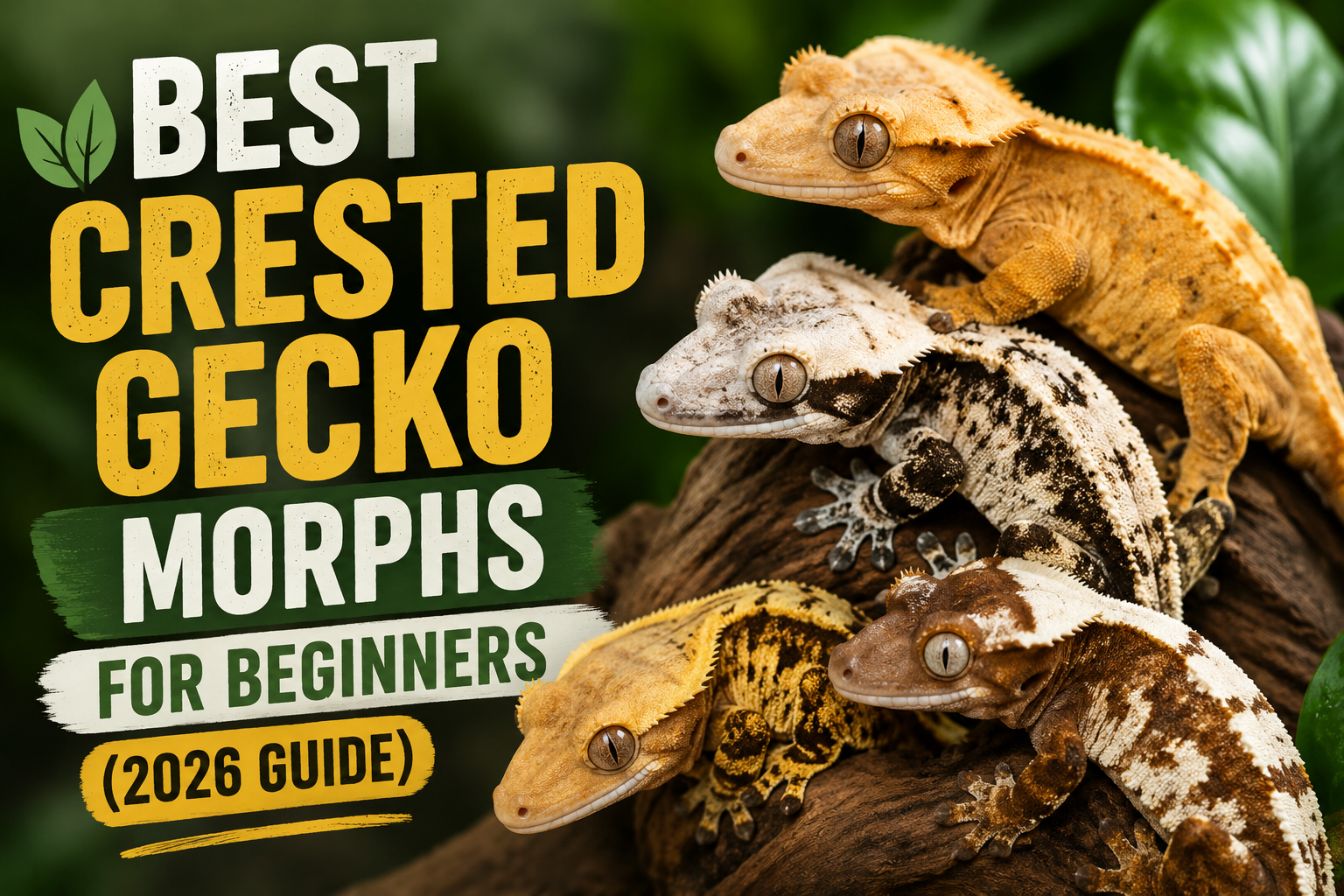Best Crested Gecko Morphs for Beginners