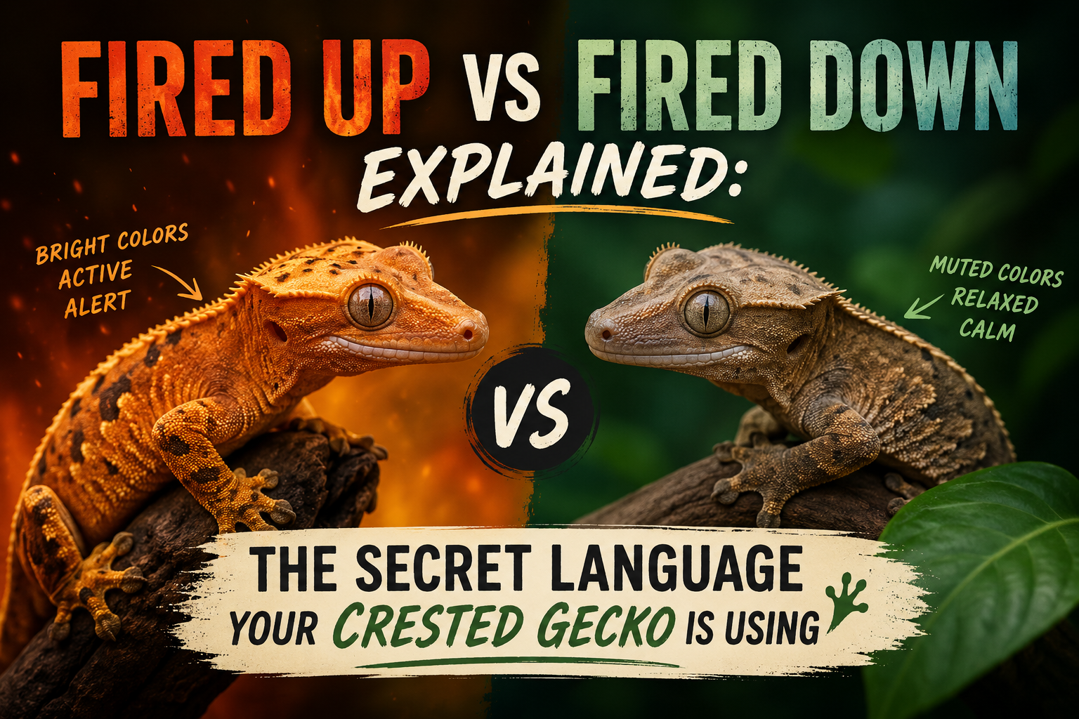Fired up vs fired down explained