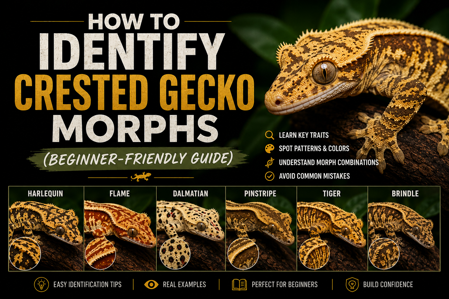 How to Identify Crested Gecko Morphs