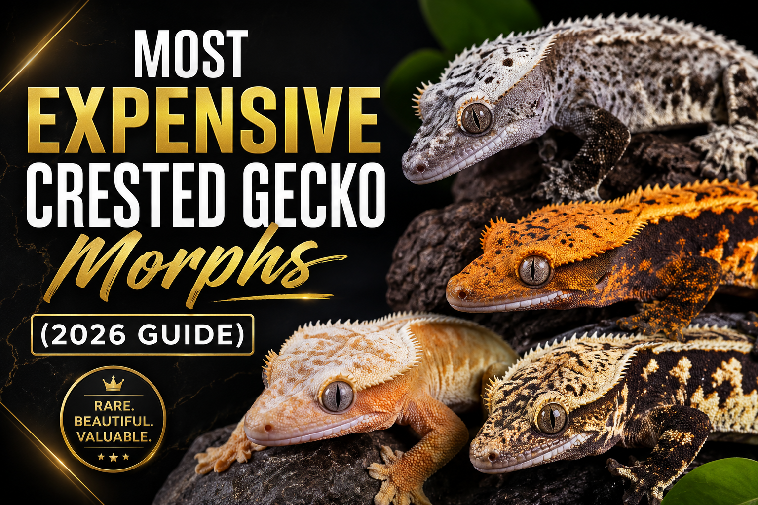 Most Expensive Crested Gecko Morphs (2026 Guide)