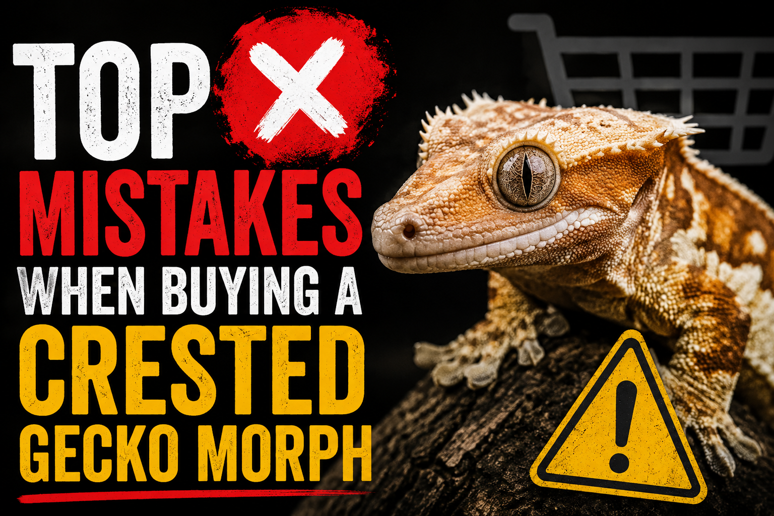 Top Mistakes When Buying a Crested Gecko Morph