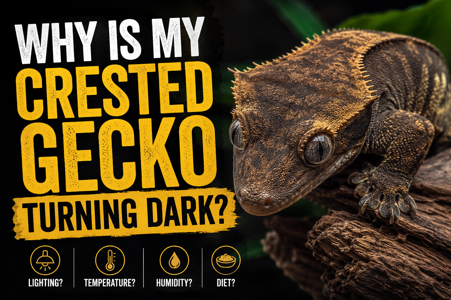 Why Is My Crested Gecko Turning Dark