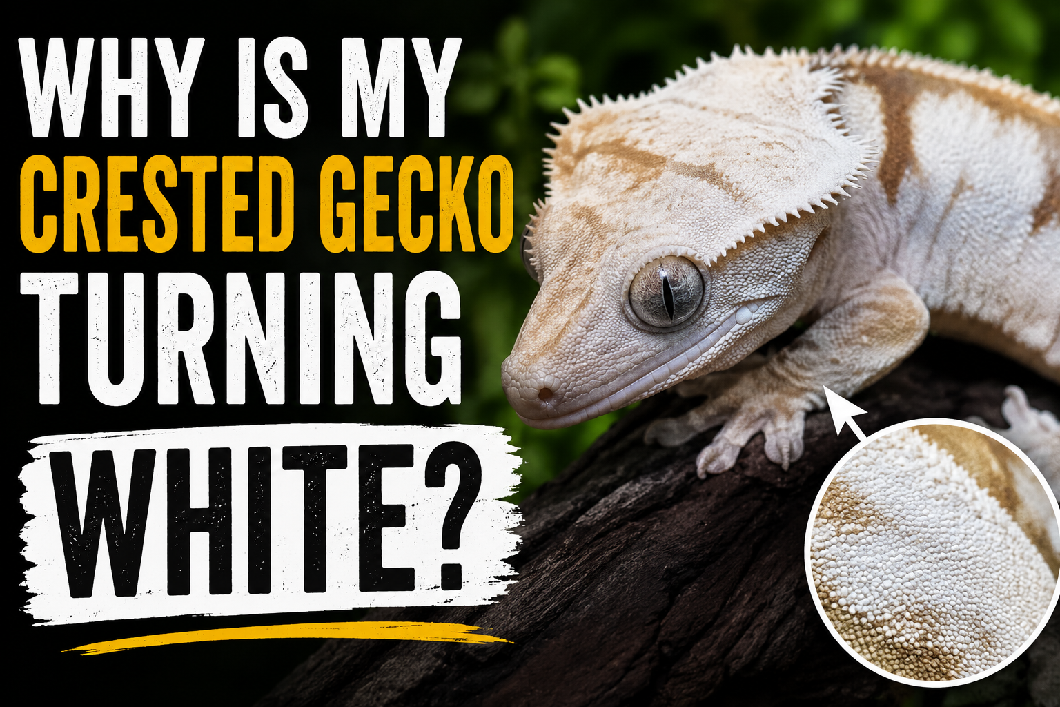 Why Is My Crested Gecko Turning White?